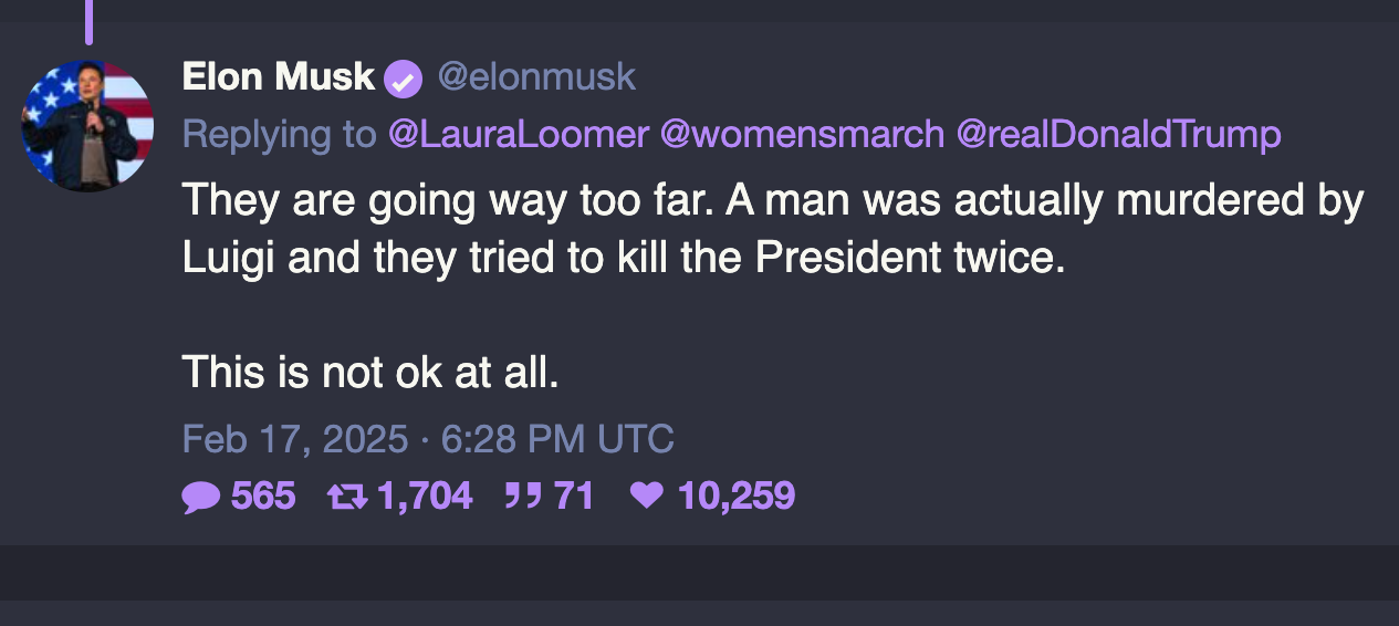Elon Musk tweets actually